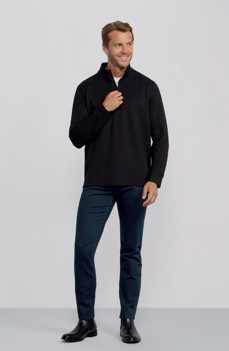 Jack Archer Sandwash Quarter-Zip, Alternate, color, True Black