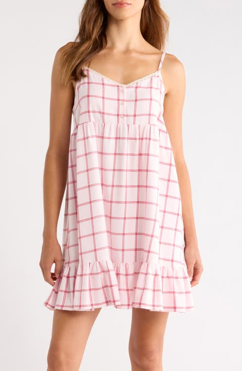 Cozy Short Flannel Nightgown