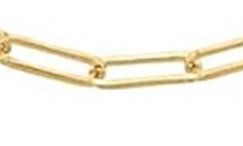 A & M A&m Paperclip Chain Necklace In Yellow Gold