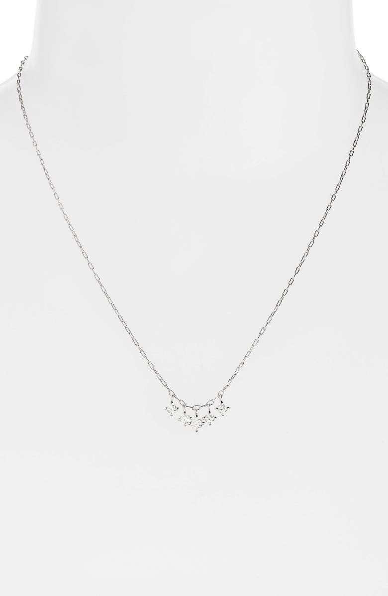 Nadri Issa Small Shaky Frontal Necklace, Alternate, color, 