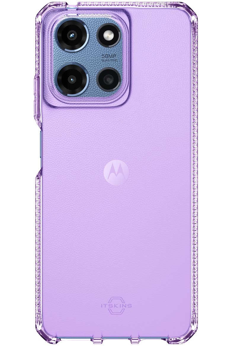 Spectrum_R Clear Case for Motorola Moto G 5G, Alternate, color, Purple
