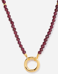 Little Sky Stone Garnet Energy Gemstone Necklace