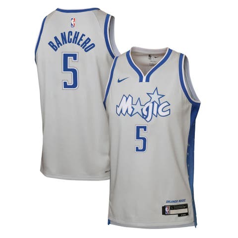 Youth Nike Paolo Banchero Silver Orlando Magic 2025/26 City Edition Swingman Jersey