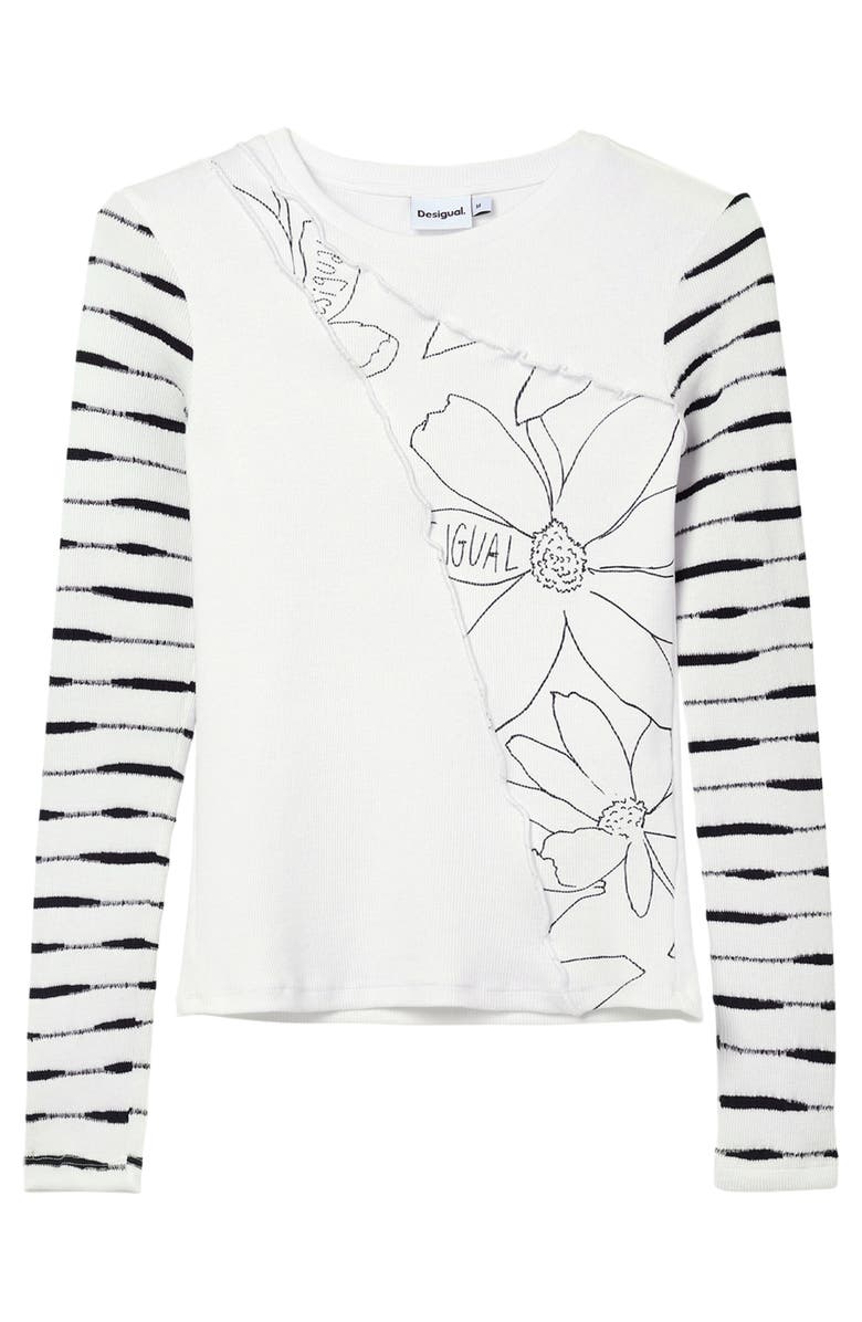 Desigual Patchwork Floral T-Shirt, Alternate, color,