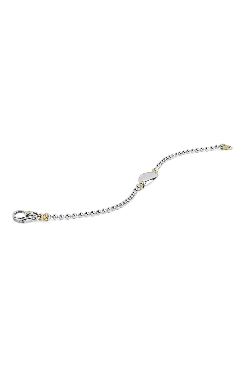 Beloved Oval Plate Bracelet, Alternate, color, SILVER
