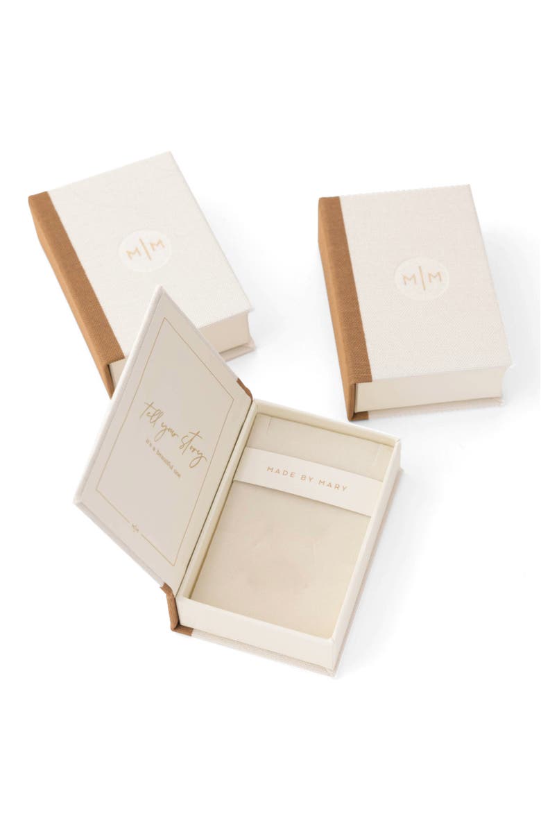 MADE BY MARY Flora Luxe Floating Necklace, Alternate, color, Gold Vermeil