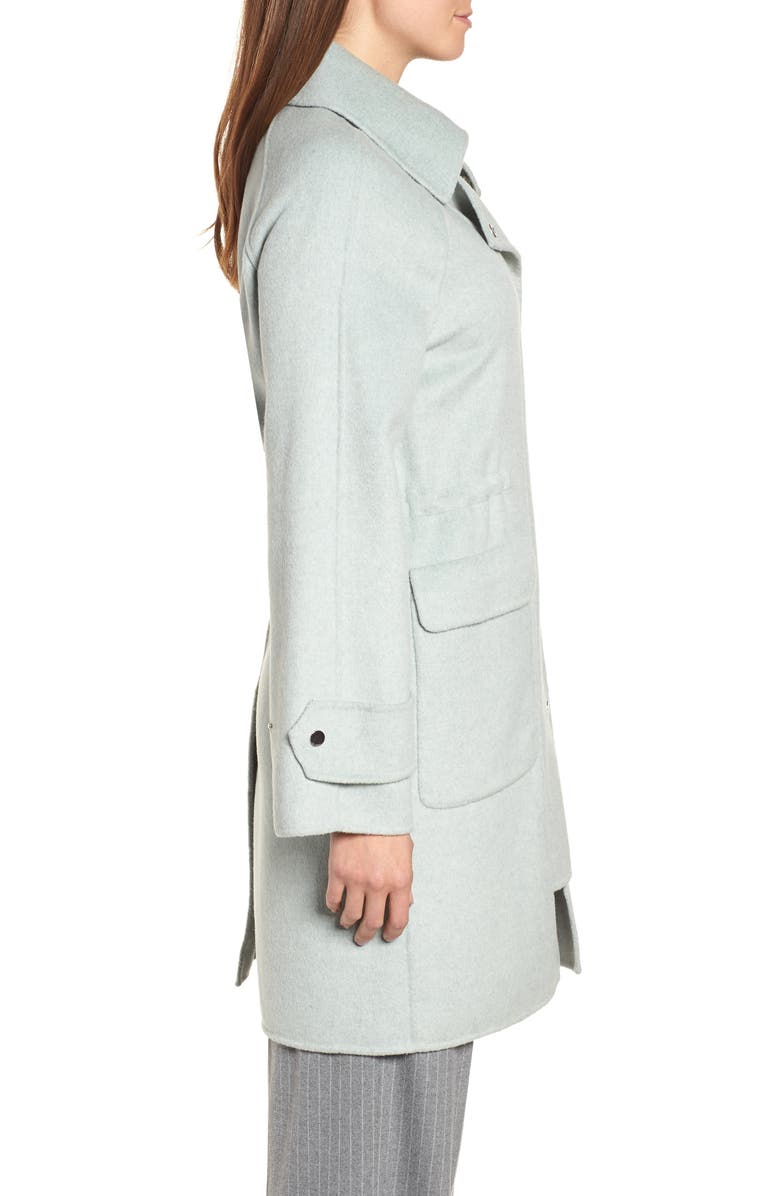 Badgley Mischka Collection Badgley Mischka Double Face Wool Blend Coat, Alternate, color, 