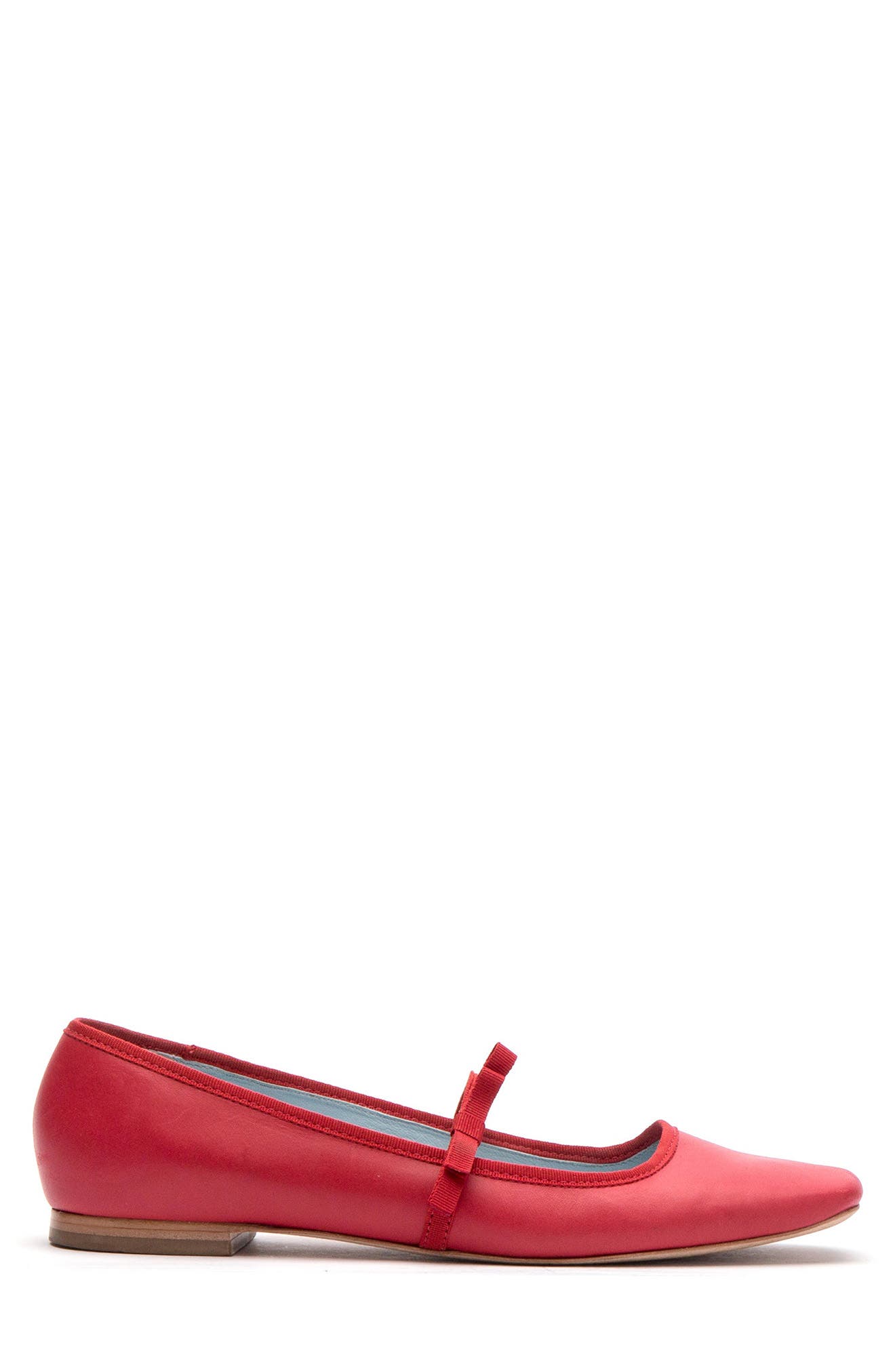 Square-toe Mary Jane, Alternate, color, RED