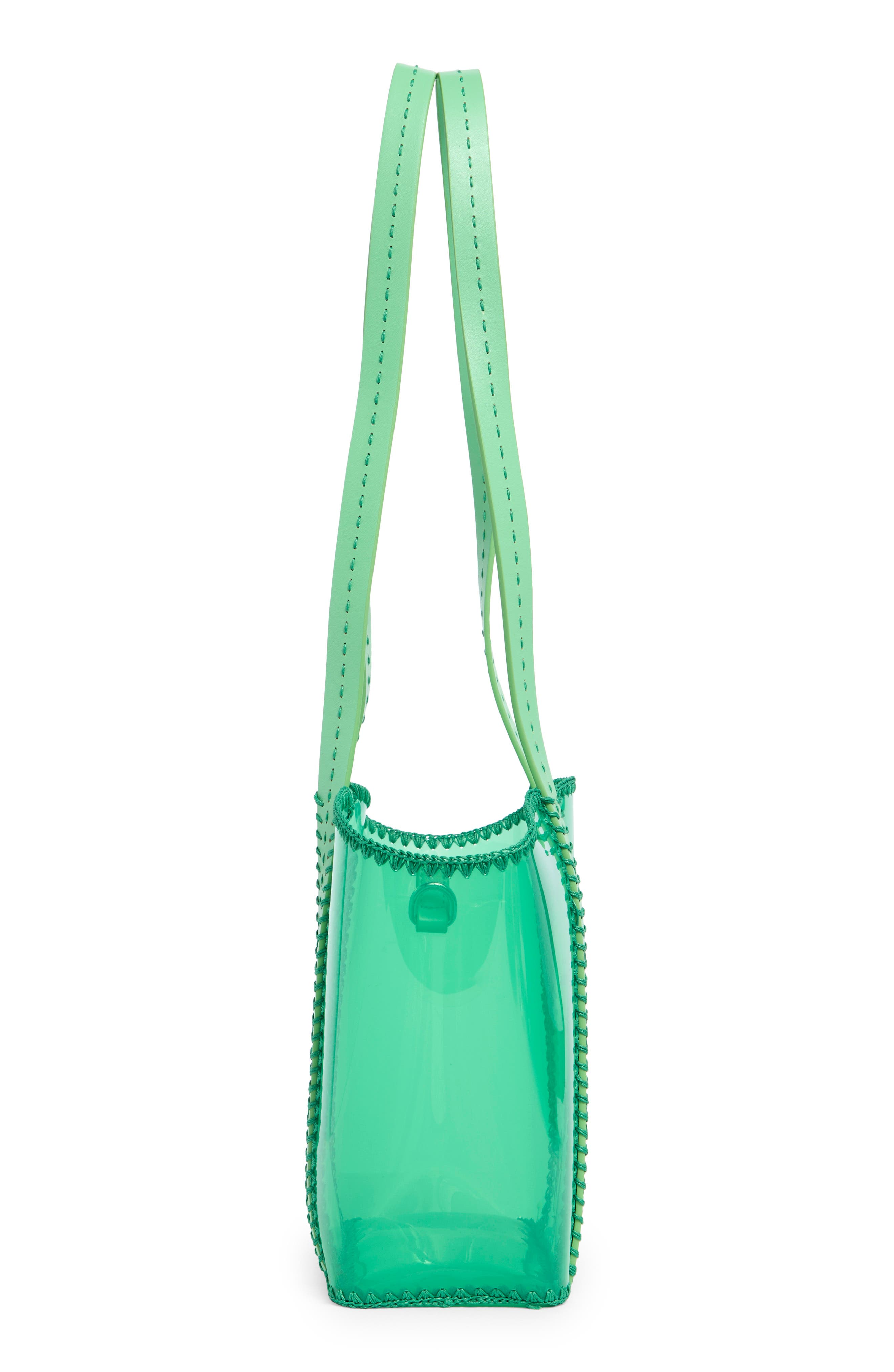 Paradise Tote Bag, Alternate, color, ALOE GREEN