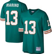 Mitchell & Ness Men's Mitchell & Ness Dan Marino Aqua Miami Dolphins Legacy Replica Jersey
