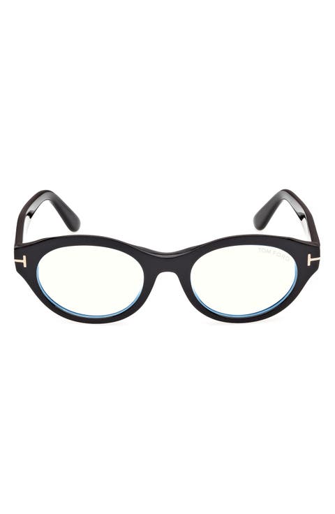 51mm Oval Sunglasses