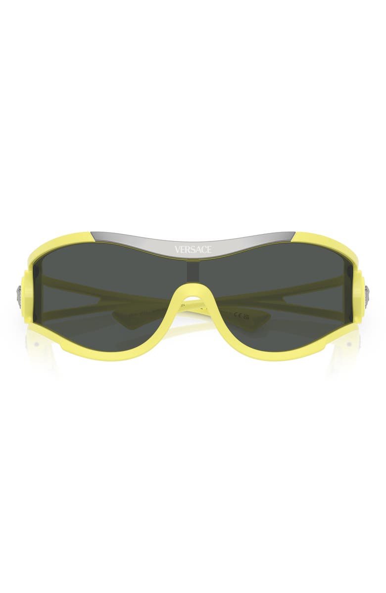 Versace 180mm Irregular Sunglasses, Alternate, color, Yellow
