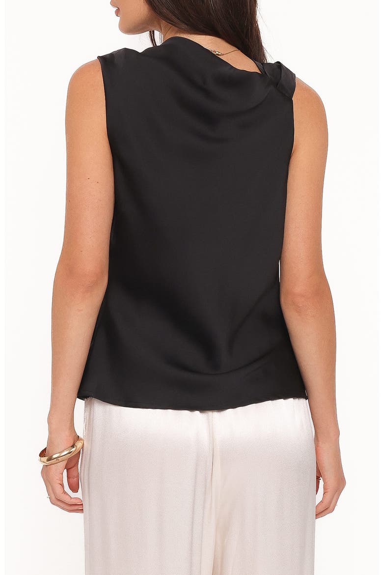 Serena Cowl Neck Top, Alternate, color, BLACK