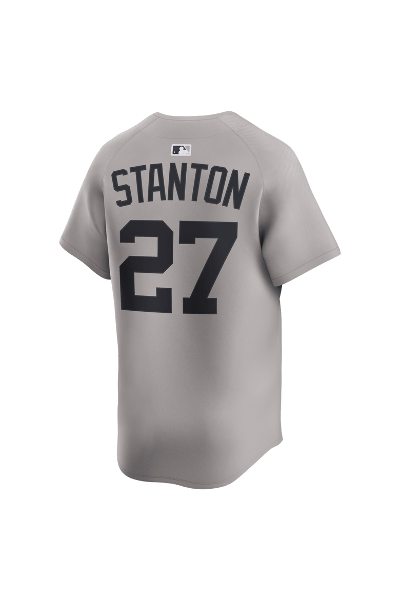 Men's Nike Giancarlo Stanton Gray New York Yankees Road Limited Jersey, Alternate, color, Gray
