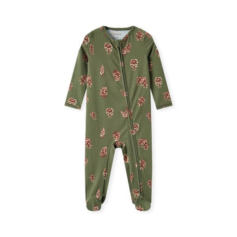 Cotton Stretch Zipper Footed Romper (Baby)