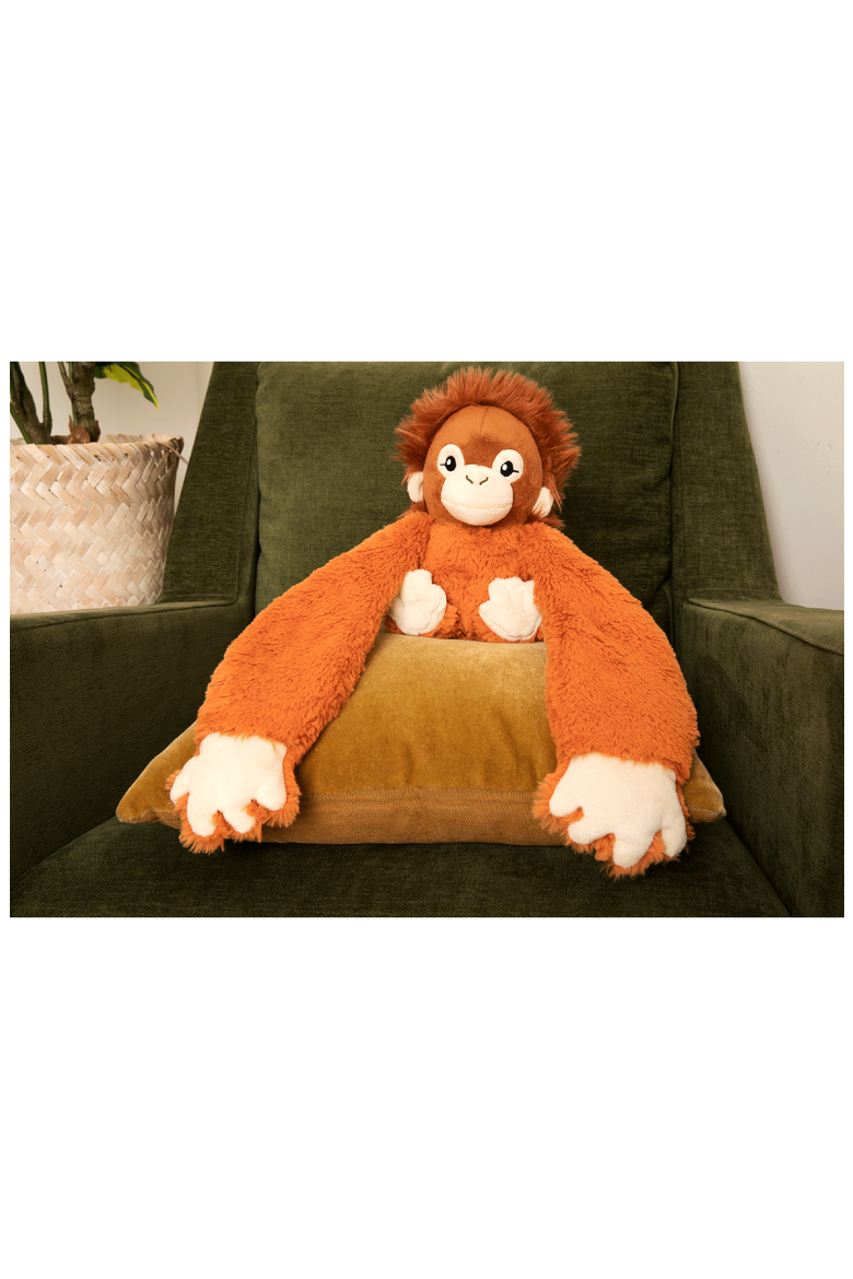 Ollie the Orangutan Stuffed Animal, Alternate, color, Orange