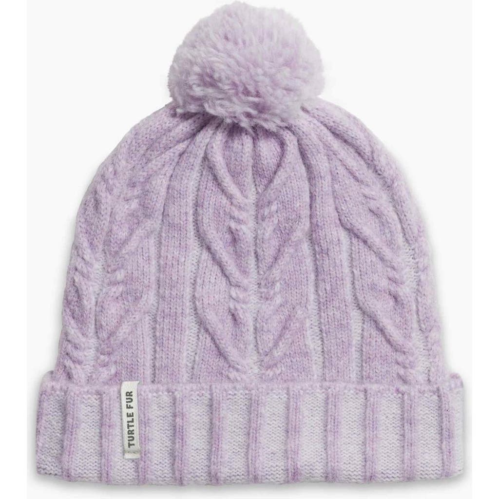 Turtle Fur Emma Winter Hat In Purple