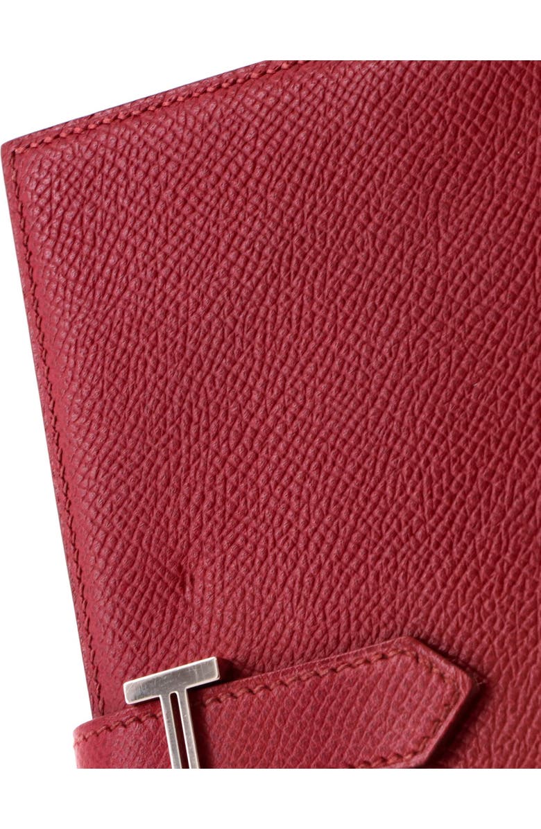 Pre-Owned Hermes Bearn Wallet Epsom Long, Alternate, color, Rubis