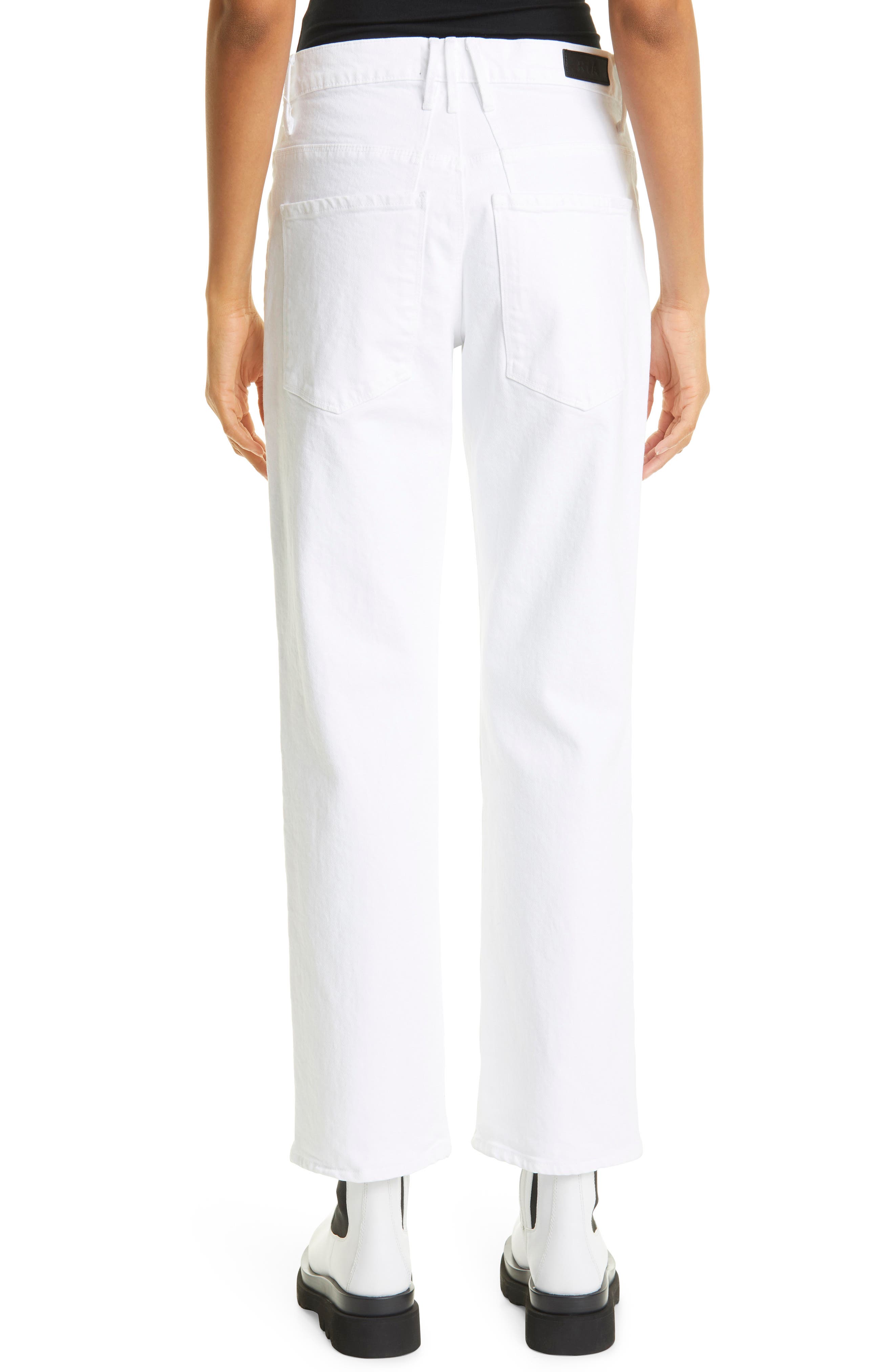 RtA Dexter Belted High Waist Boyfriend Jeans (Women) | Nordstrom