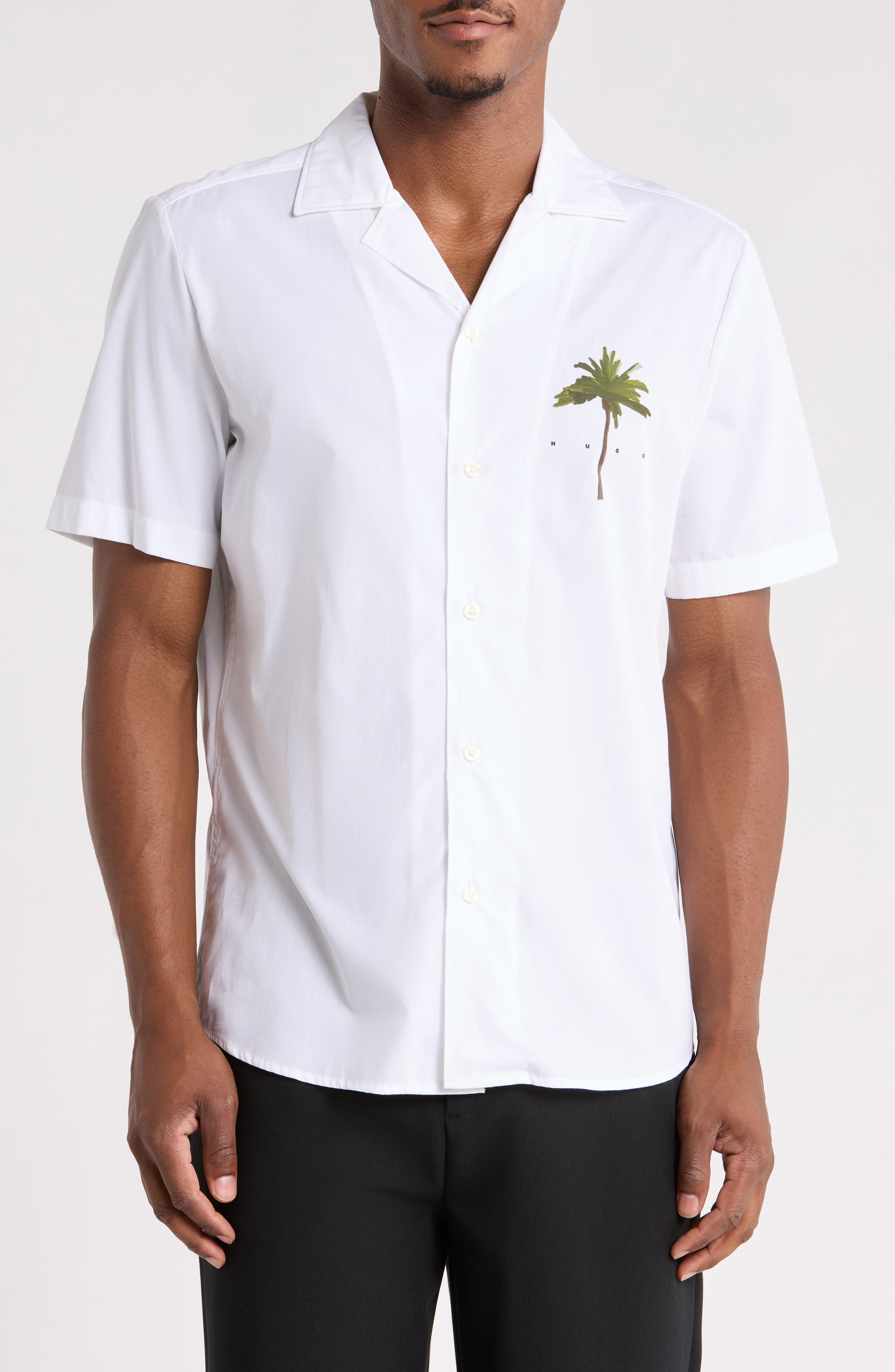 Ellino Cotton Camp Shirt