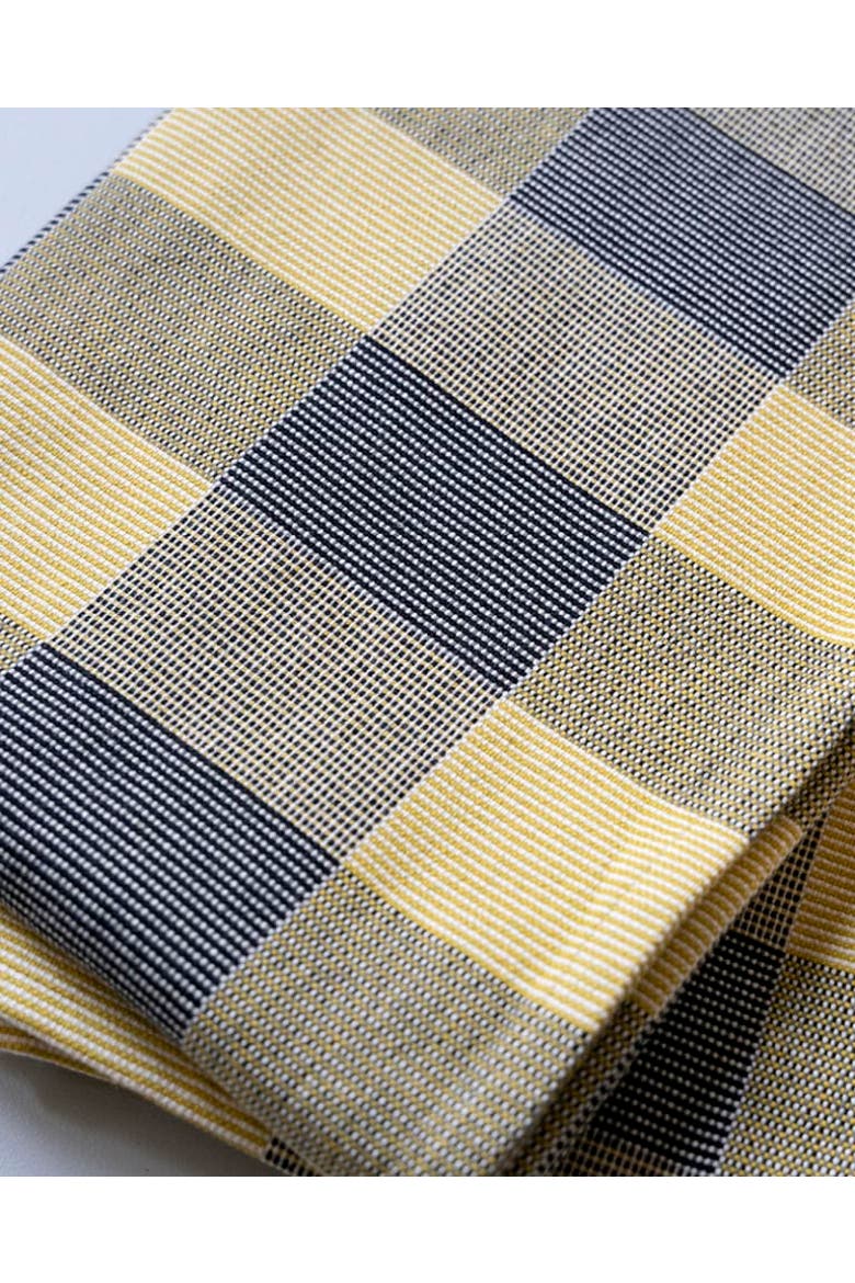 Picnic Blanket Cotton Rib Weave, Alternate, color, Yellow Fig