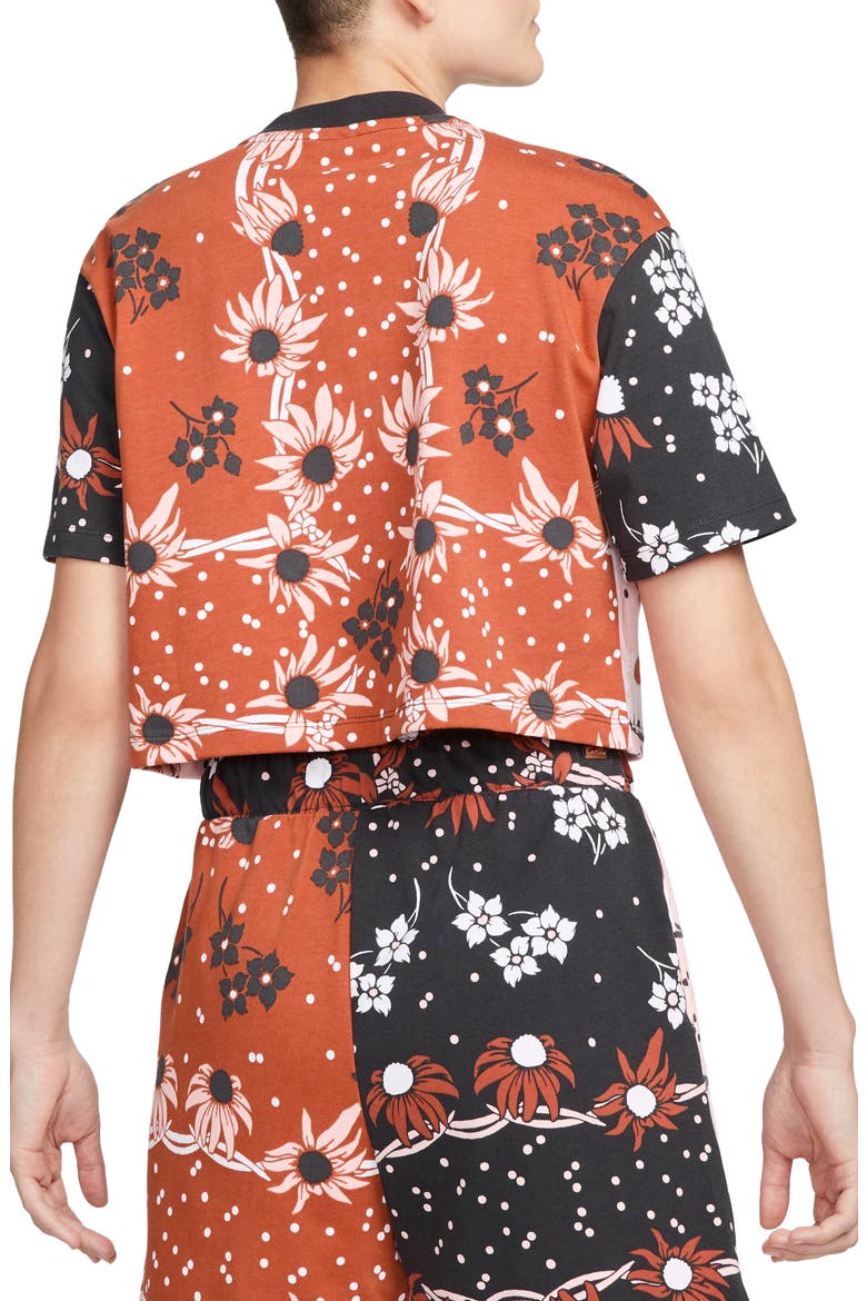 Garden Party Mix Print Cotton T-Shirt, Alternate, color, ATMOSPHERE