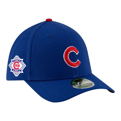 Men's New Era Royal Chicago Cubs 150th Anniversary 39THIRTY M-Crown Flex Hat