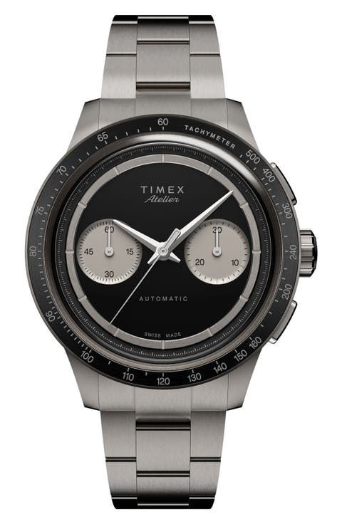 Atelier Automatic Chronograph Titanium Watch, 42mm