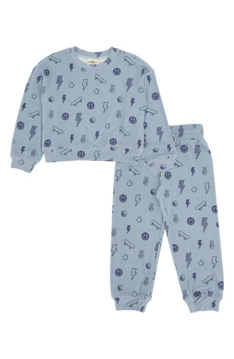 Kids' Icon Hacci Sweatshirt & Joggers Set