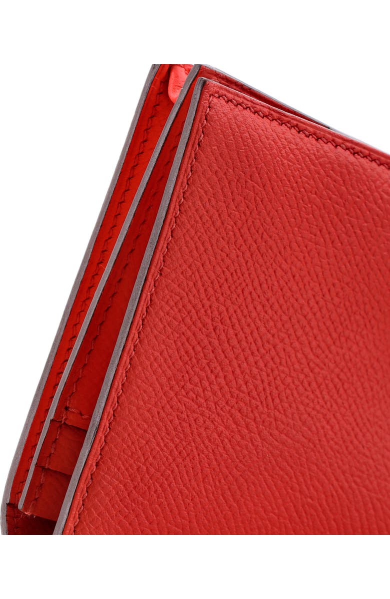 Pre-Owned Hermes Bearn Wallet Epsom Long, Alternate, color, Rouge Pivoine