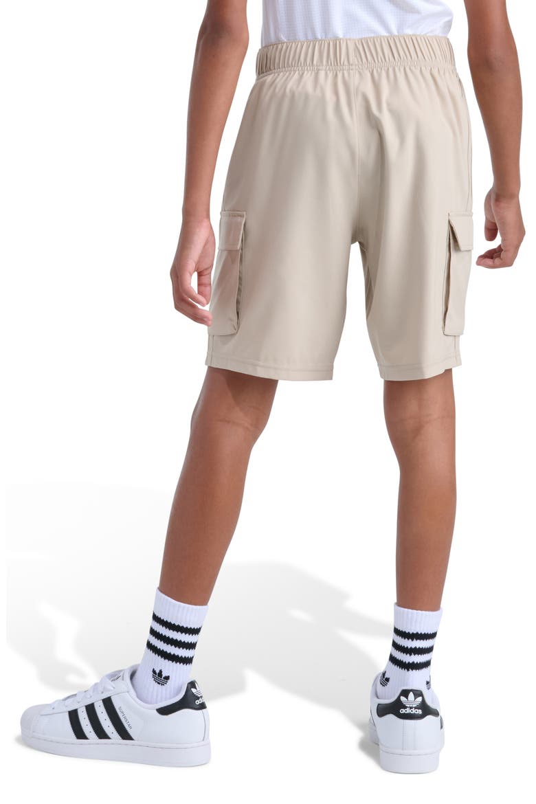 Kids' OG Recycled Polyester Twill Cargo Shorts, Alternate, color, MEDIUM BEIGE