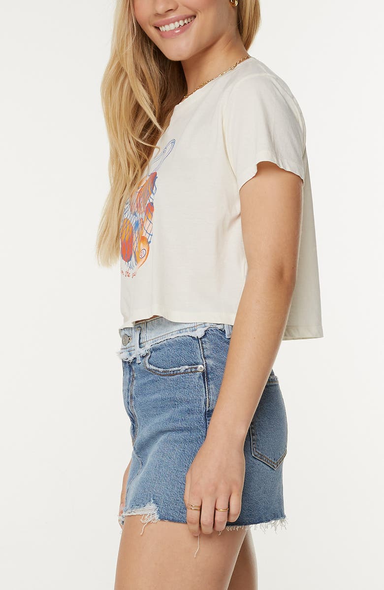 Roxy Made in the Sun Graphic Baby Tee, Alternate, color, Bright White Made In The Sun