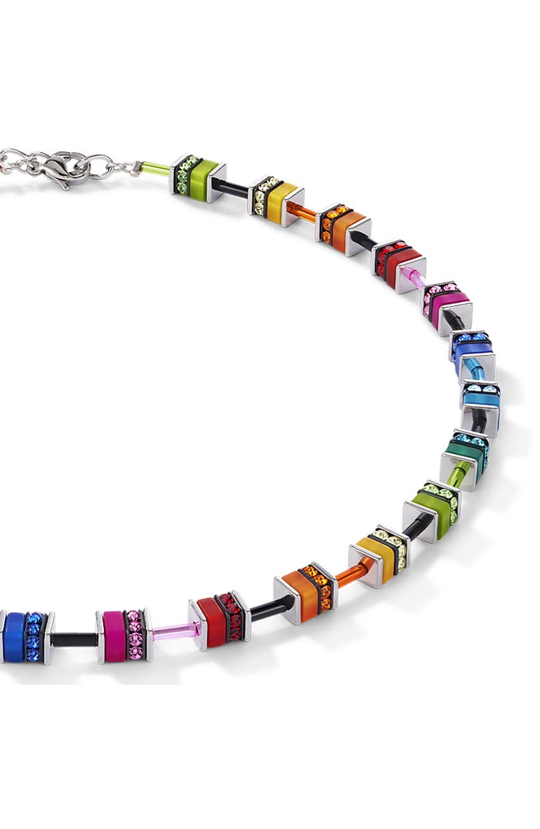 COEUR DE LION Geocube<sup>®</sup> Classic Polaris & Rhinestone Necklace, Alternate, color, Multicolor