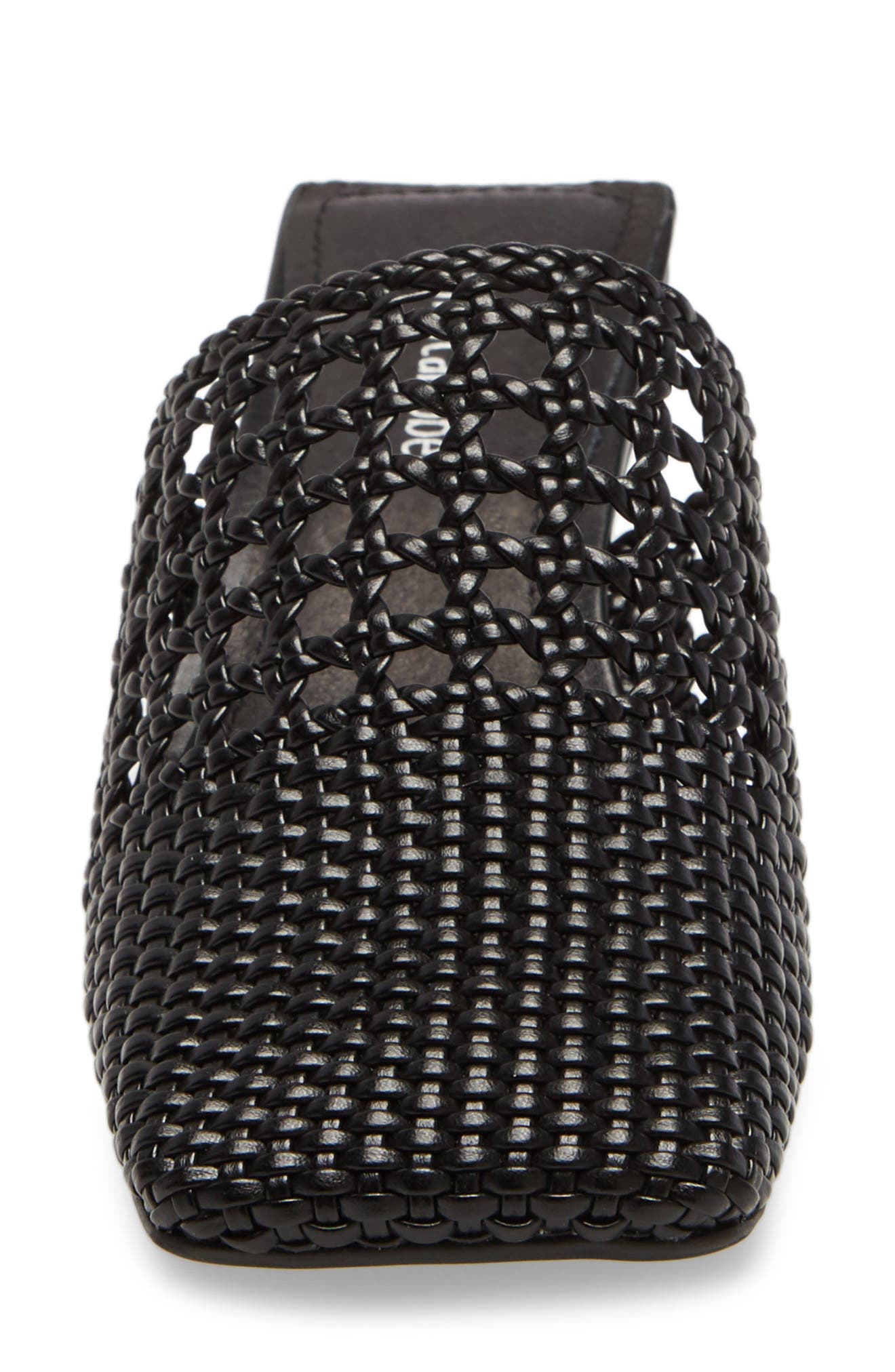Sleek Mule, Alternate, color, BLACK WOVEN