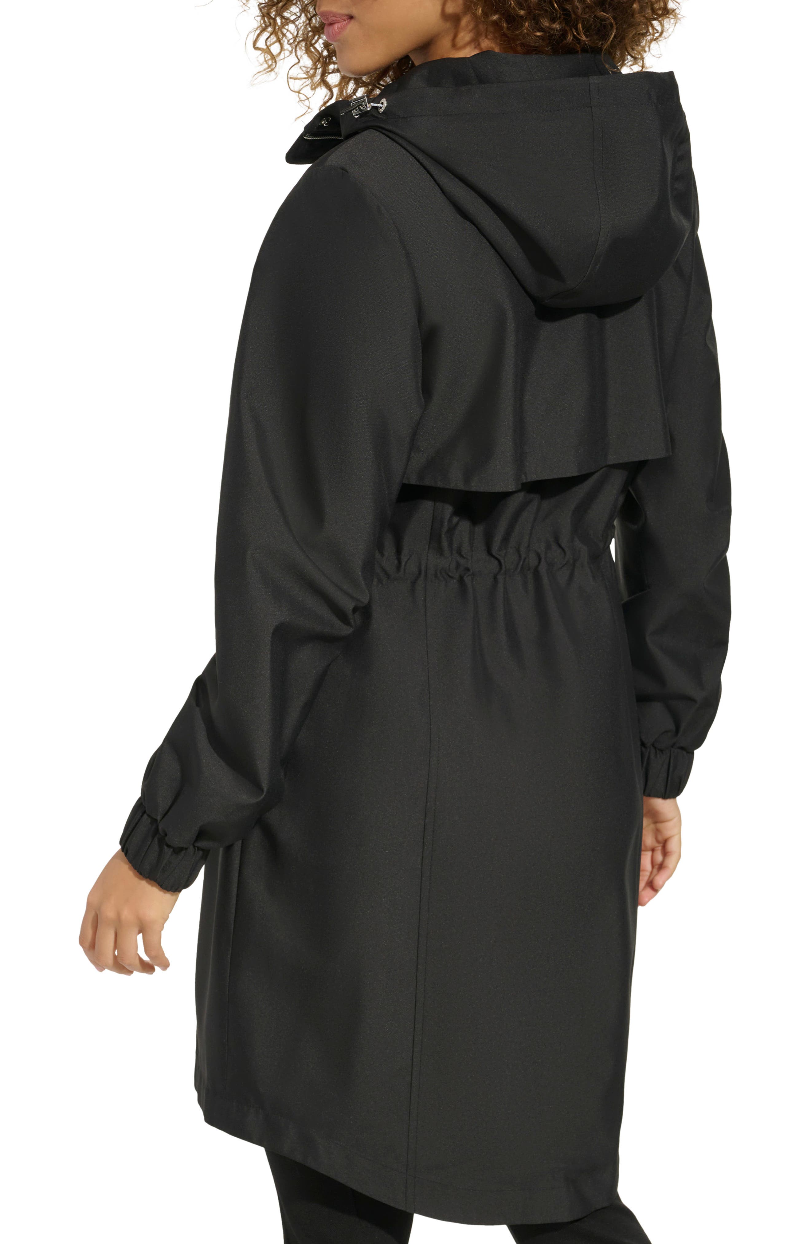 Hooded Trench Coat - image 2