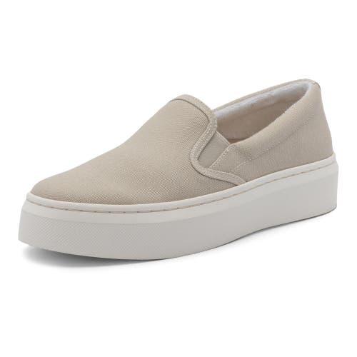 Abeo Jumpstreet Slip On In Beige Canvas - Regular