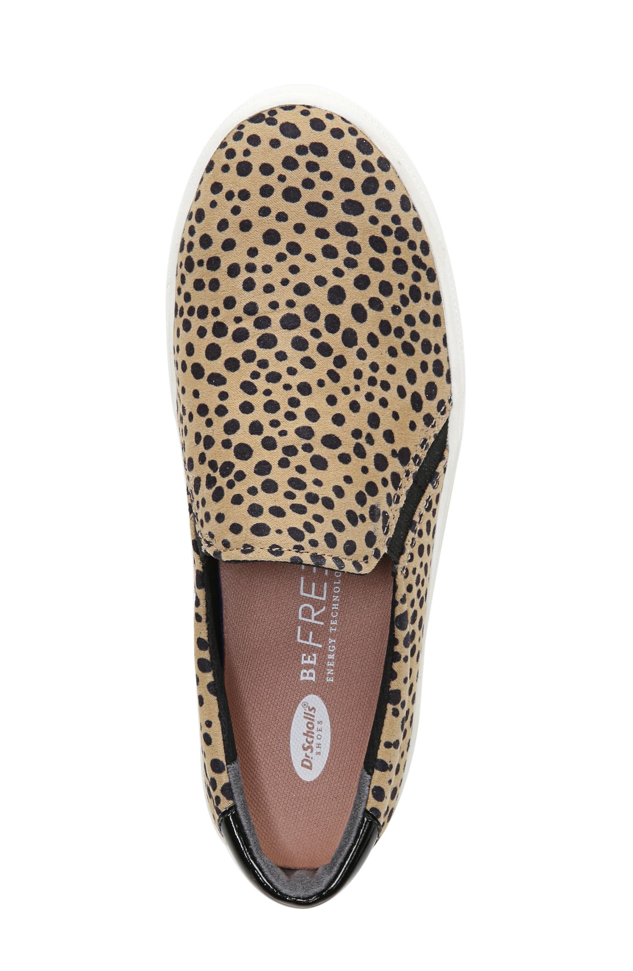 Nova Slip-On Sneaker, Alternate, color, TAN/ BLACK SPOTTED FABRIC