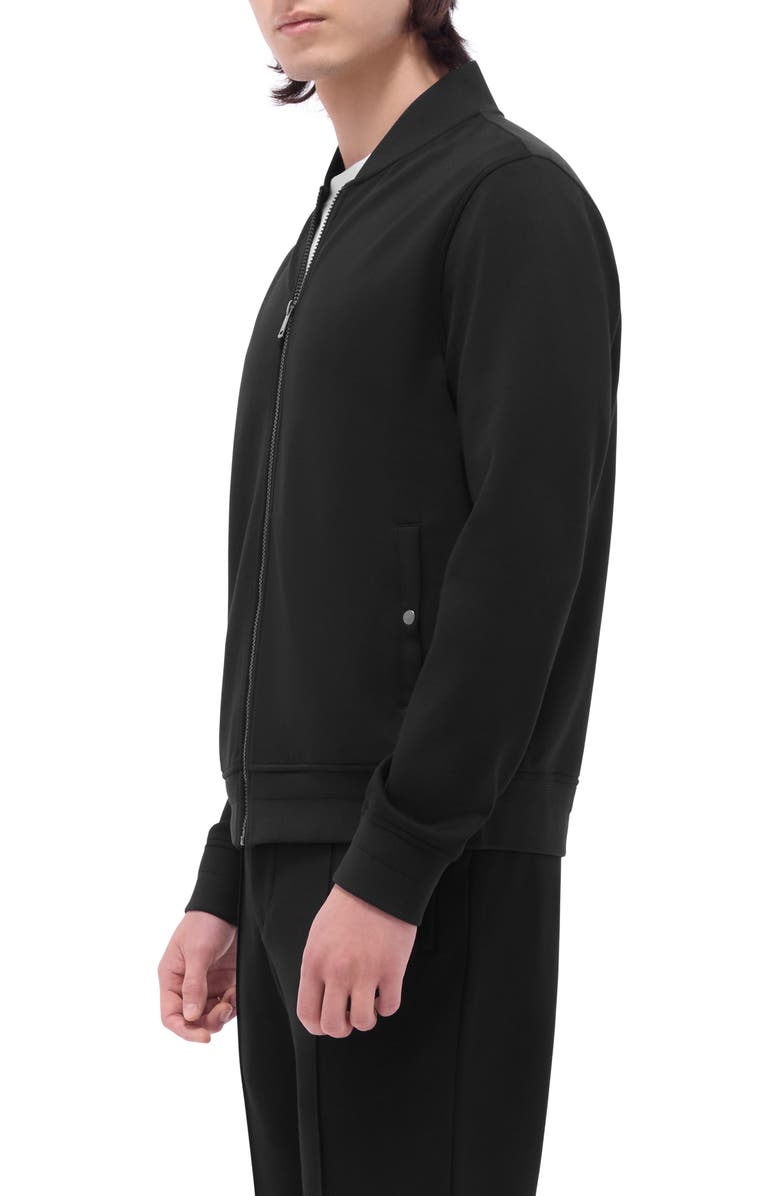 Bugatchi Soft Touch Knit Bomber Jacket, Alternate, color,