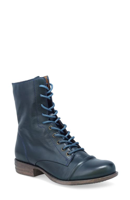 Miz Mooz Lukas Lace-Up Bootie in Ocean at Nordstrom, Size 7