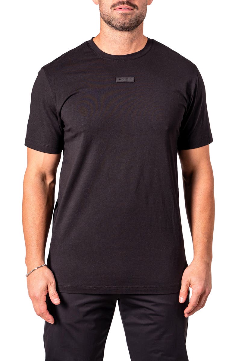 Maceoo Lion Zeus Embellished T-Shirt, Main, color, Black