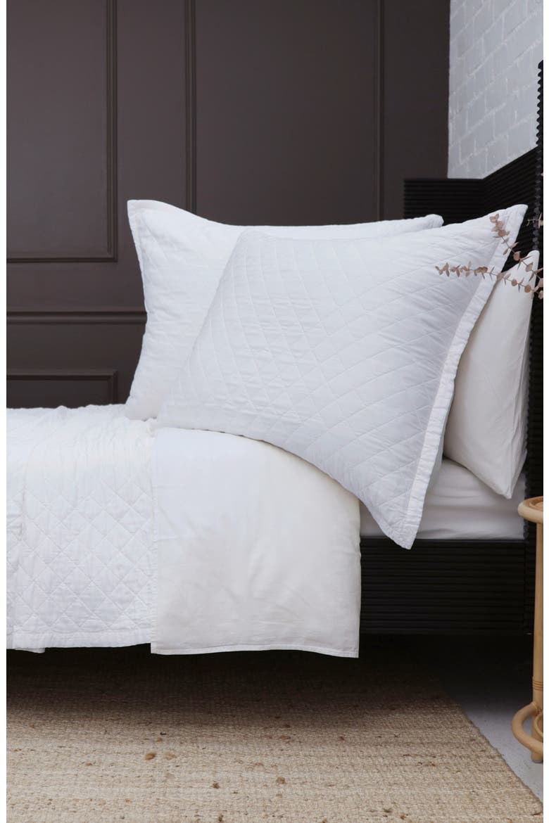 Monaco Big Accent Pillow, Alternate, color, WHITE