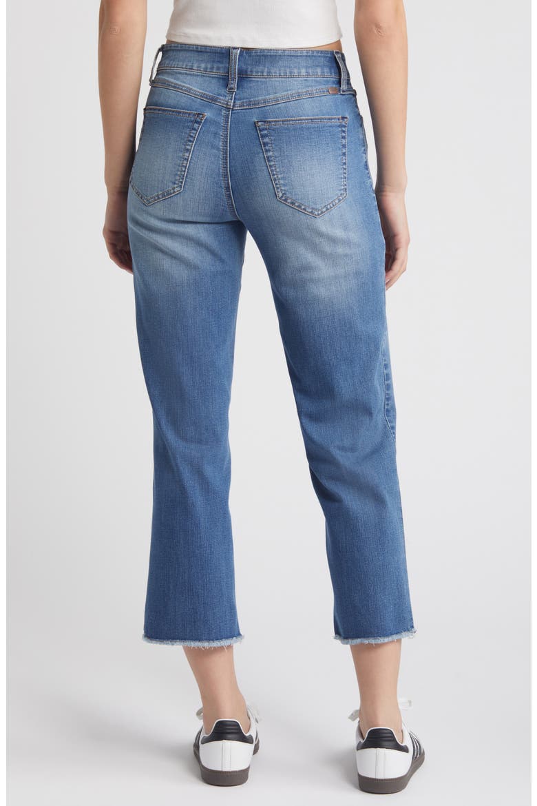 Raw Hem Crop Straight Leg Jeans, Alternate, color, VERNON