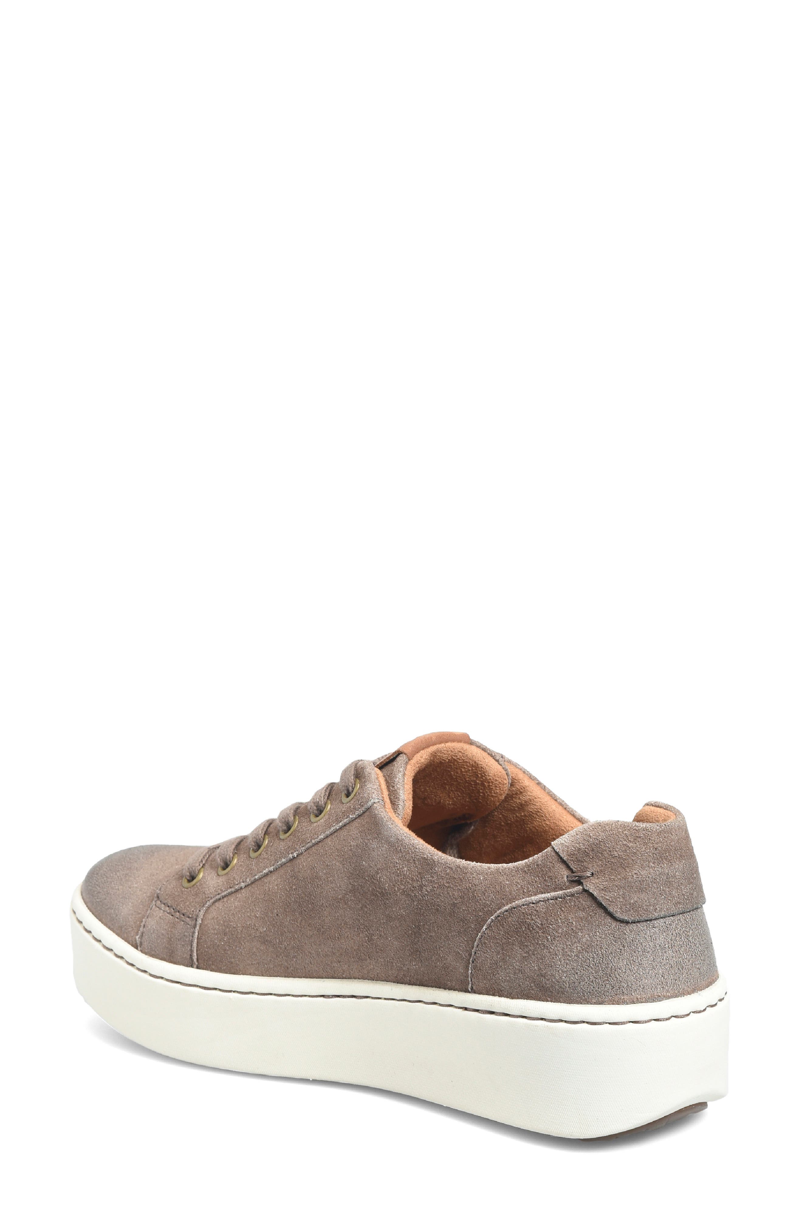 Mira Platform Sneaker, Alternate, color, TAUPE DISTRESSED LEATHER