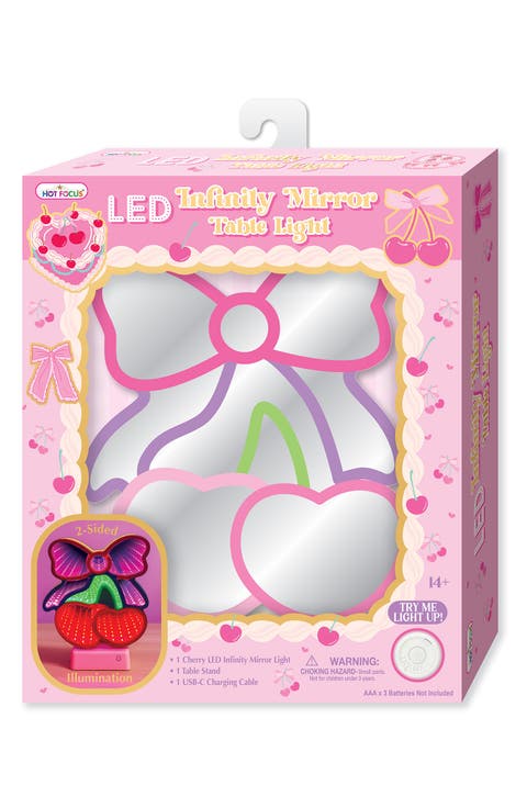 Kids' Cherry LED Infinity Mirror Light