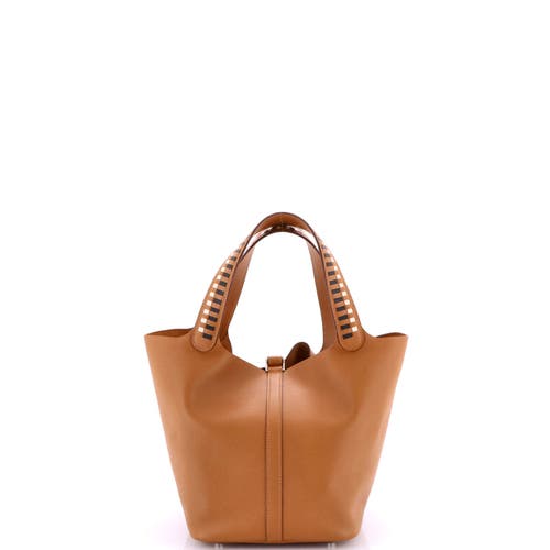 Pre-owned Hermes Hermes Picotin Lock Bag Tressage Epsom Mm