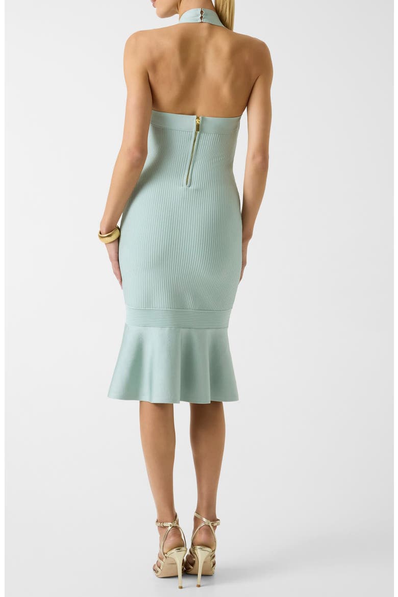 Jenny Rib Halter Midi Dress, Alternate, color, LIGHT BLUE