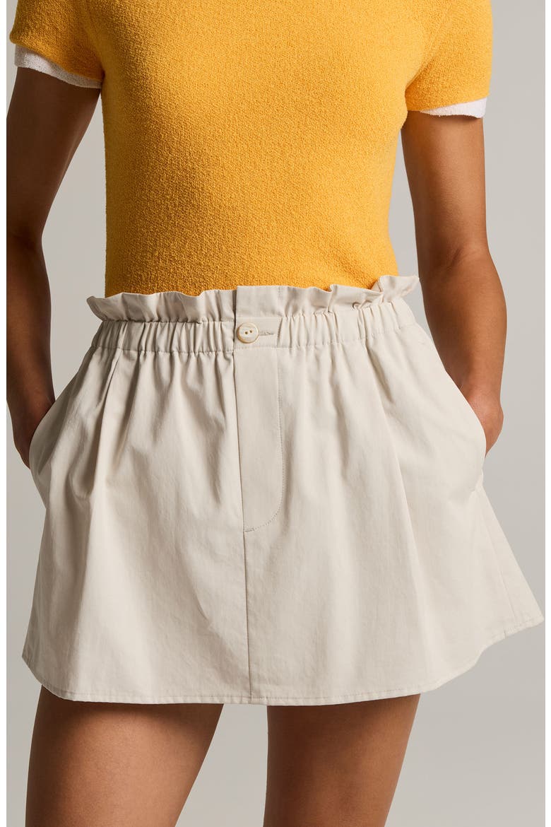 Mid Rise Pull-On Skort, Alternate, color, OYSTER