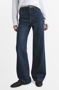 MANGO Danila High Waist Wide Leg Jeans