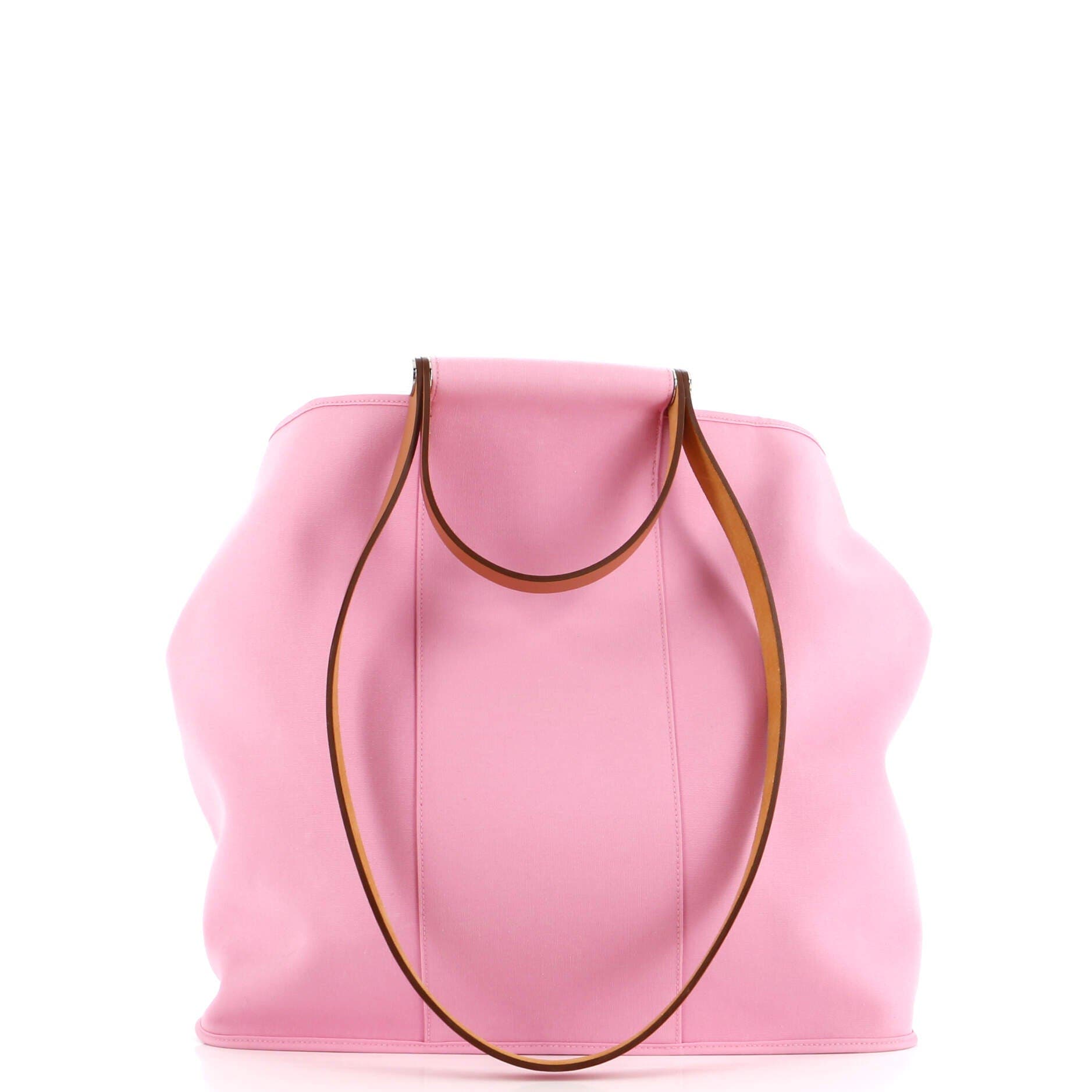 Pre-Owned Hermes Cabag Elan Toile and Leather 39, Alternate, color, 