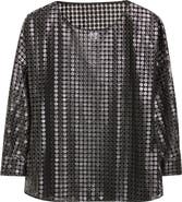 Akris punto Metallic Dot Semisheer Shirt